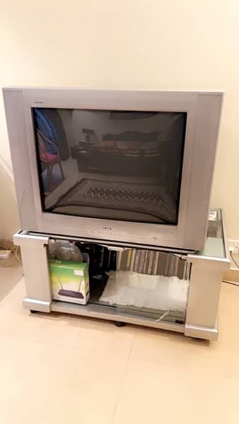 Original Sony TV with Trolly For Sale 1