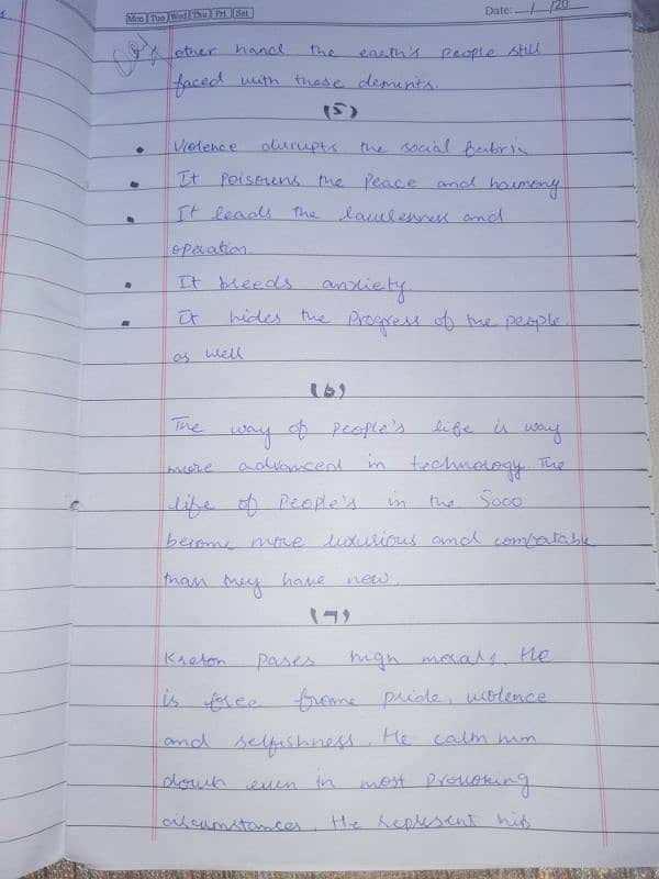 handwriting assignment work 0