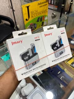 Jmary wireless microphone mw-15, mw-16, dual mic, noise cancellation