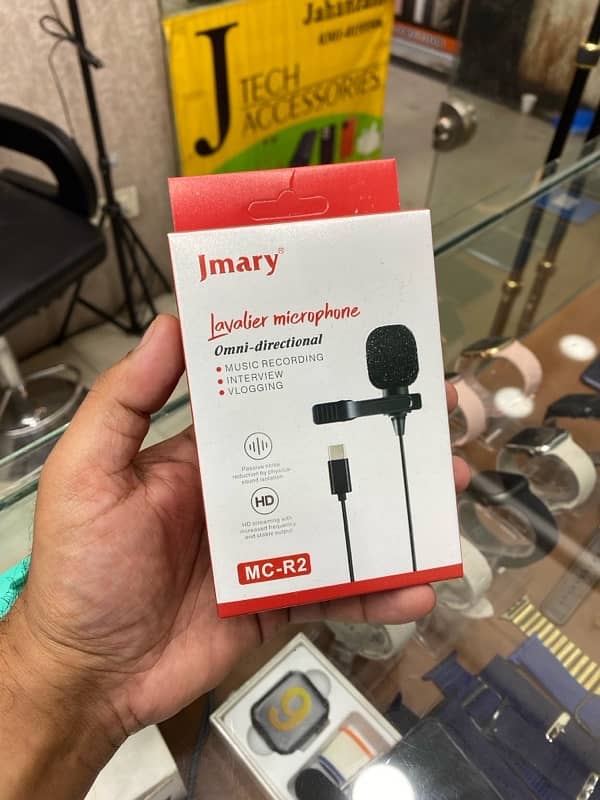 Jmary wireless microphone mw-15, mw-16, dual mic, noise cancellation 3