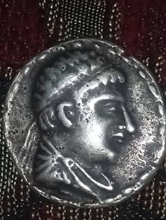 Roman historical silver coin