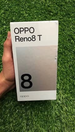 OPPO RENO8 T (8/256GB) Brand New Box packed WhatsApp Num #03265949331