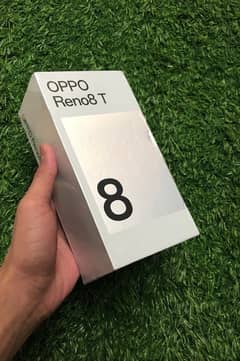 OPPO RENO8 T (8/256GB) Brand New Box packed WhatsApp Num #03265949331