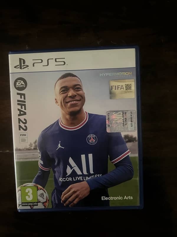 ps5 fifa 22 almost new 0