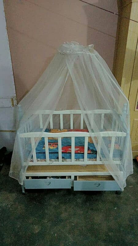 Baby wooden paalna (jhoola) by zubaida's home store 1