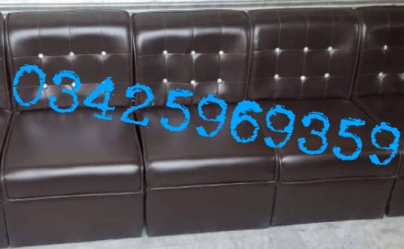 Office single sofa set parlor hotel use furniture waiting chair table 0