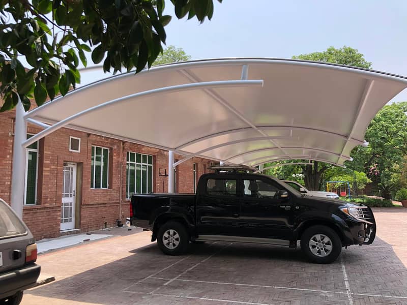 car shade/car parking shades/car tensile shades/car porch shade / she 1