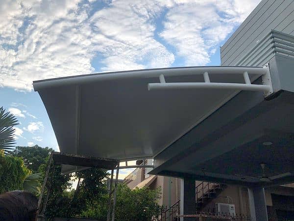 car shade/car parking shades/car tensile shades/car porch shade / she 3