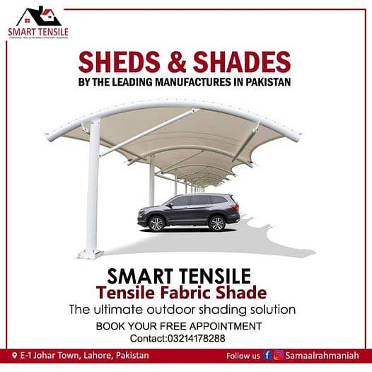 shed / shades / tensile shade / car parking shades /parking shed 0