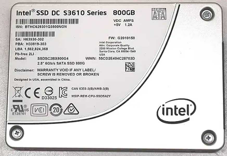 Intel SSD 0