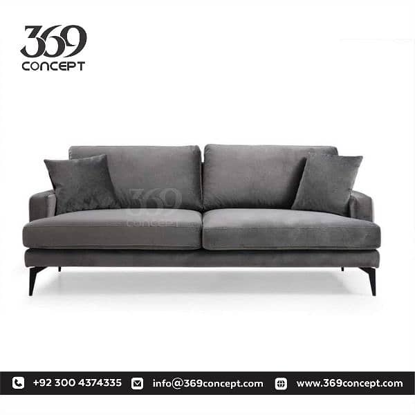 Sleek and sophisticated sofa set 1