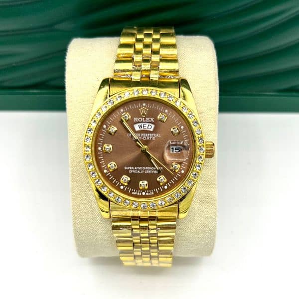 Rolex watch Butterfly lock  1 year warranty  with box 3