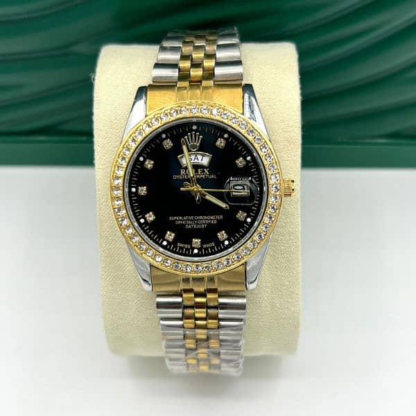 Rolex watch Butterfly lock  1 year warranty  with box 5