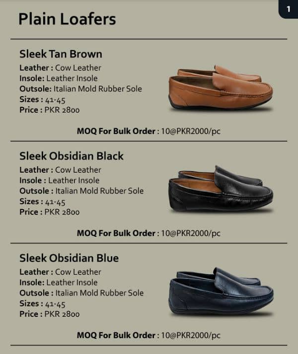 Leather Loafers for Single and wholesale 0