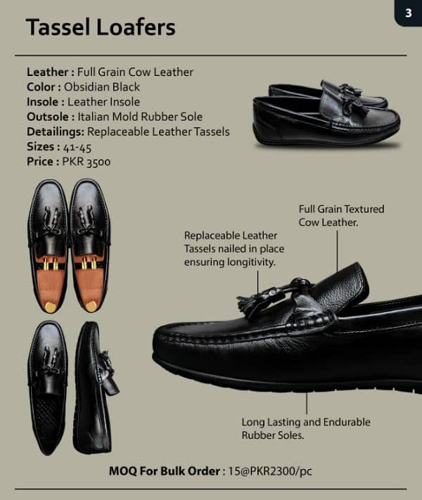 Leather Loafers for Single and wholesale 1