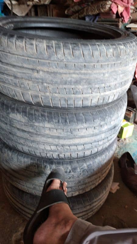 4 tyres urgent sale. . 2