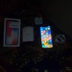 IPHONE X 256 GB NON PTA FULLY WATER PROOF WITH BOX AND CHARGER