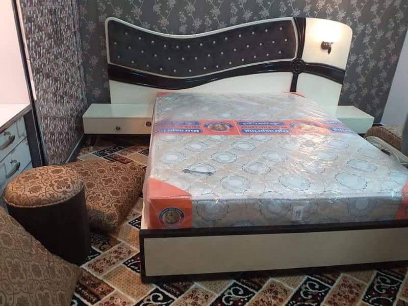 L shape sofa set and bedset special order par tayar karty hai 7