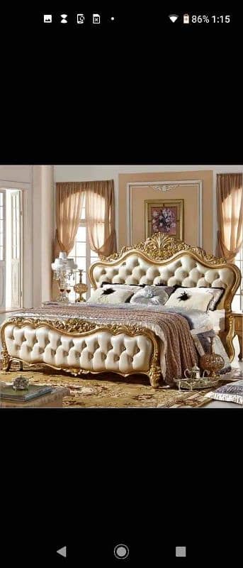 L shape sofa set and bedset special order par tayar karty hai 9