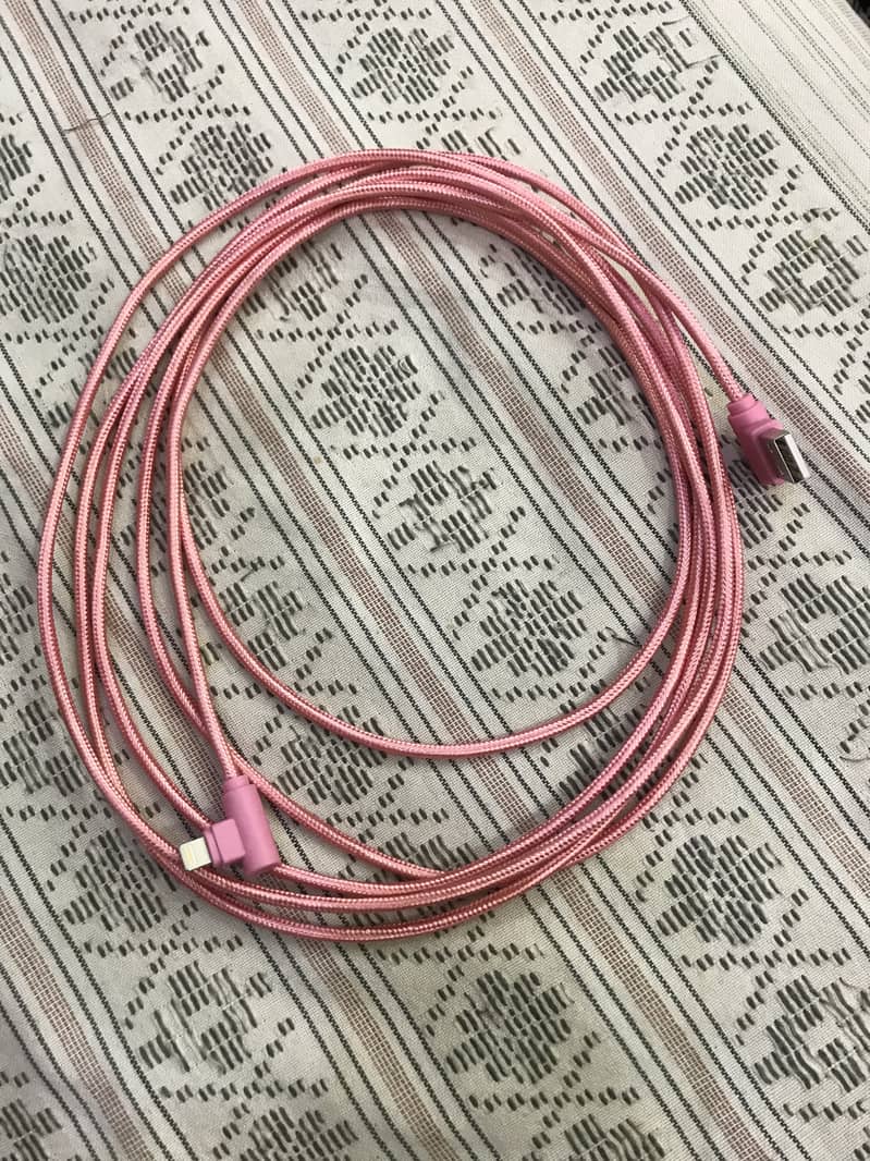 Iphone charging cable around 8 feet 3