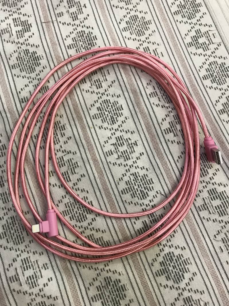 Iphone charging cable around 8 feet 4