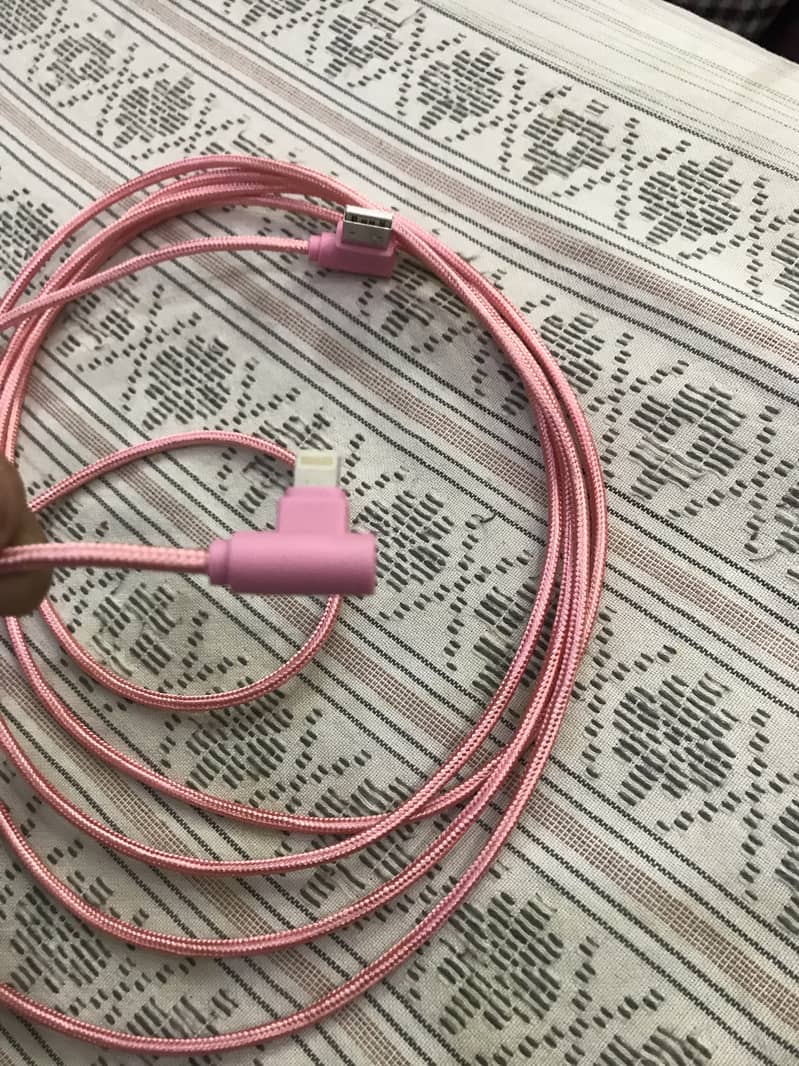 Iphone charging cable around 8 feet 6