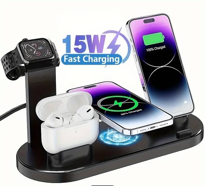 multifunction charging stand 5in1 charger 0