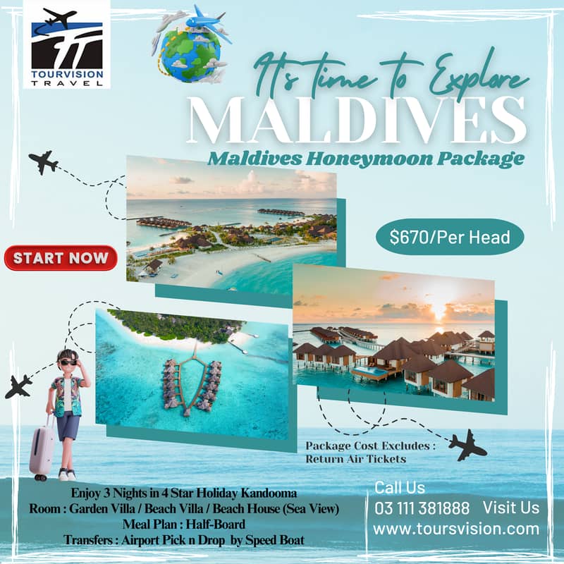 Maldives Tour Package | Honymood Package | Trevel Visa Service | Tour 0