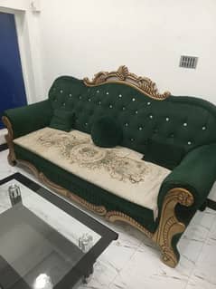 sofa set 5 seater +2 machine seat just new urgent for sale