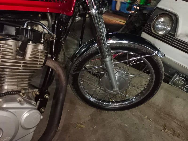 Honda CG 125 2021 modal 2022 registered 4