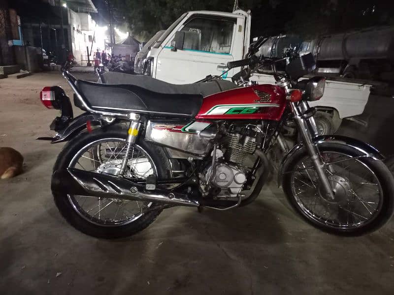 Honda CG 125 2021 modal 2022 registered 5