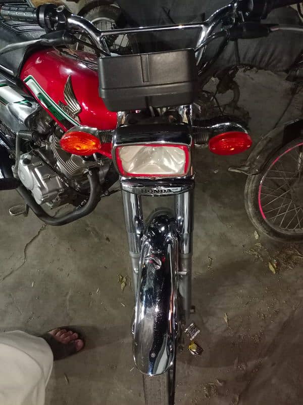 Honda CG 125 2021 modal 2022 registered 7