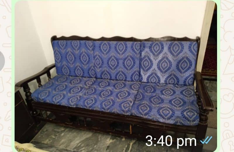 wooden sofa 1