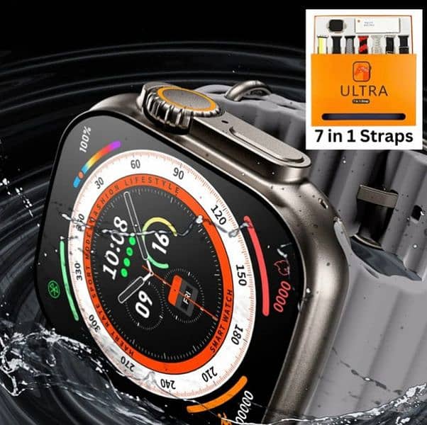 Ultra 7 In 1 Smart Watch|| 7 Straps Smart watch Ultra watch 11