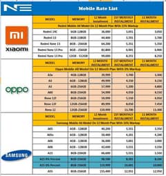 instalments mobile