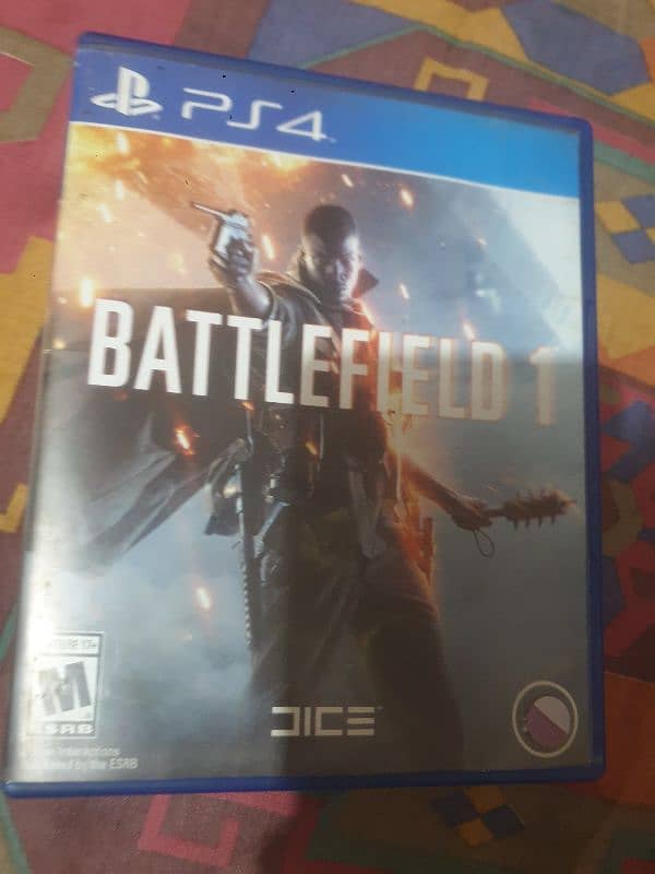 battlefield 1 ps4 game disc fresh condition 0