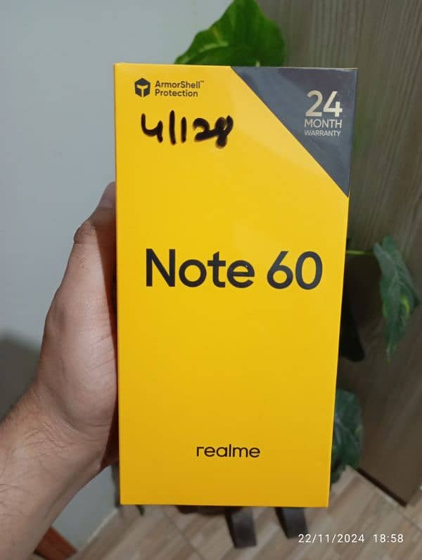 Realme Note 60 box packed non active 0