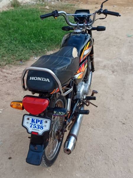 Honda CD 70 model 2022 Karachi num 7