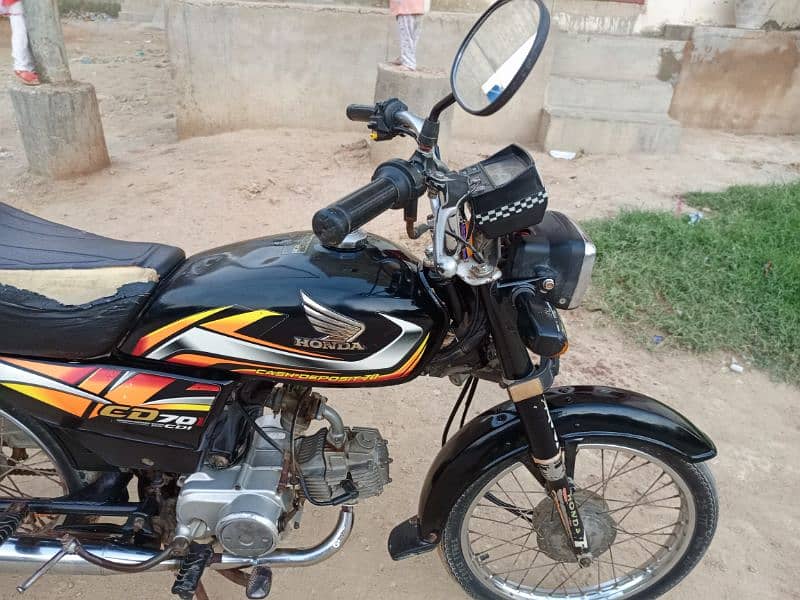 Honda CD 70 model 2022 Karachi num 10