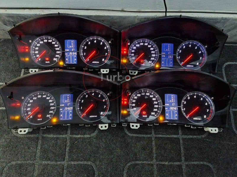 Toyota Mark X 260km/h Speedometer 2004-09 0