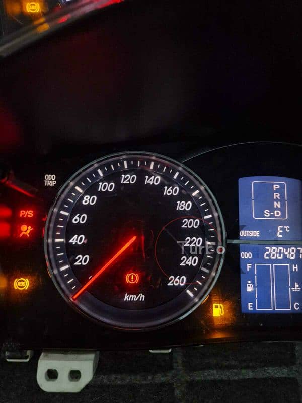 Toyota Mark X 260km/h Speedometer 2004-09 1