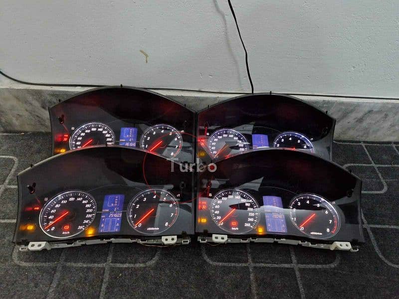 Toyota Mark X 260km/h Speedometer 2004-09 3