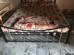 King size double bed with mattress for sale