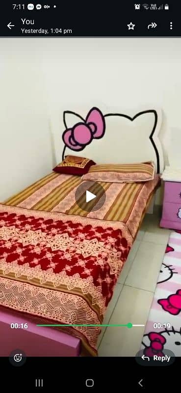 hello kitty bed set 3