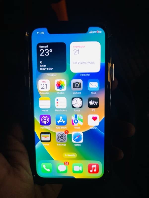 I phone x 64 gb pta approved Face ID & True Tone faild 1