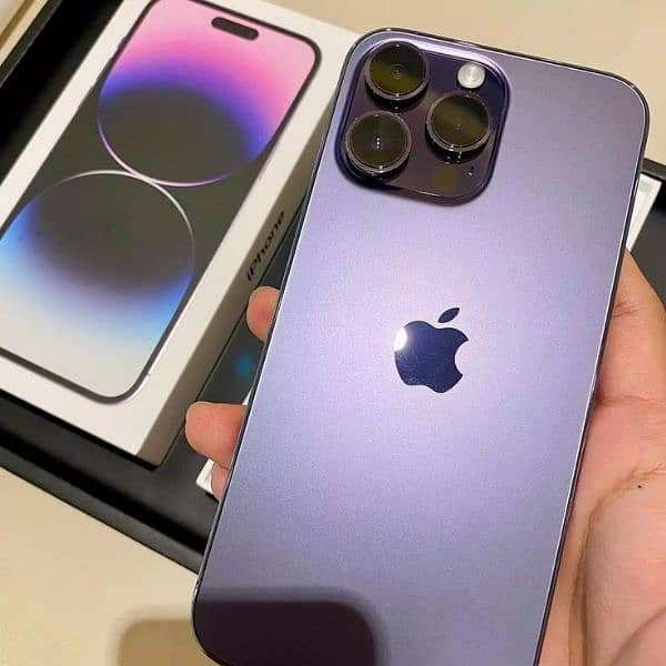 iphone 14 pro max 256gb purple colour 1