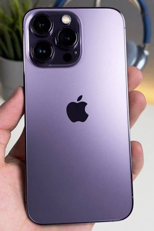 iphone 14 pro max 256gb purple colour 2