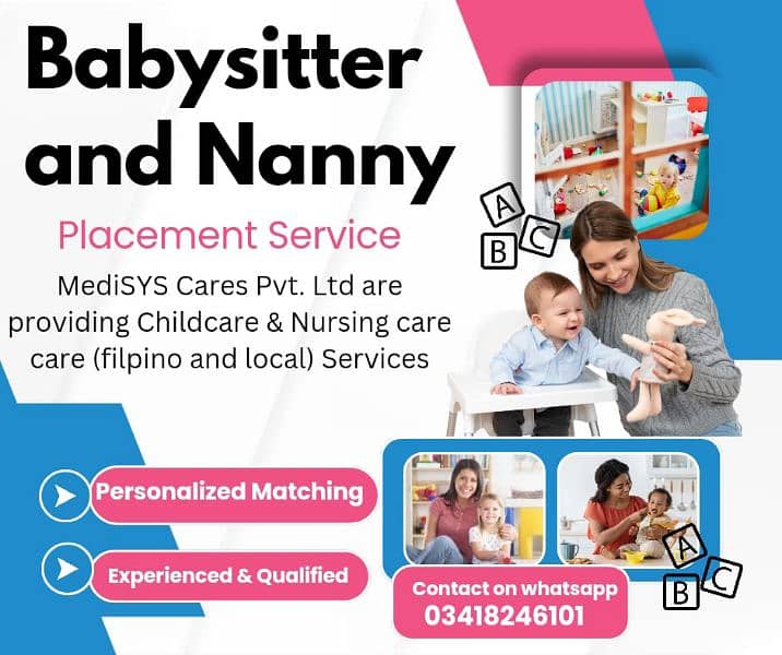 Experienced Babysitters Nanny Maid Nurse | Baby sitters Cook Chef 0