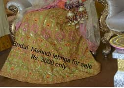 Mehndi birdal lehnga