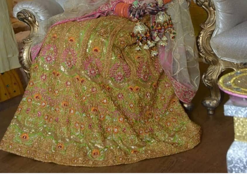 Mehndi birdal lehnga 1